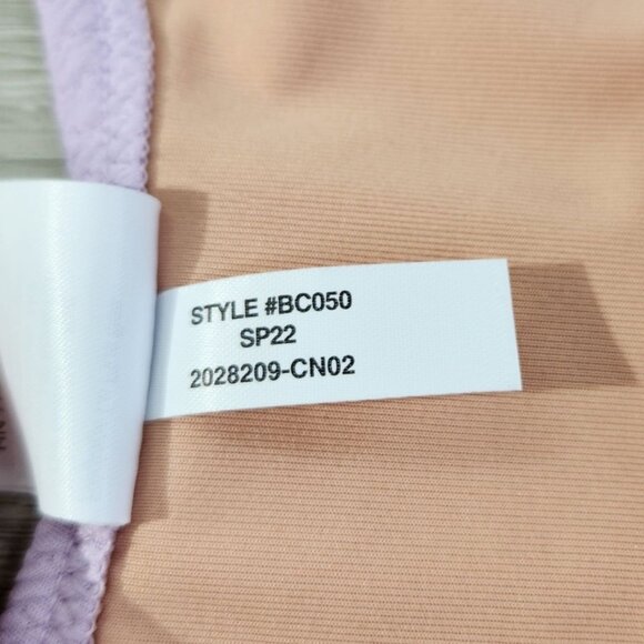 J. Crew Lilac Textured Curved Waist Cheeky Bikini Bottom New With Tags Womens S - Picture 14 of 16